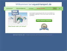 Tablet Screenshot of equestriansport.de
